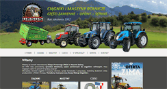 Desktop Screenshot of ciagniki-rolnicze.com